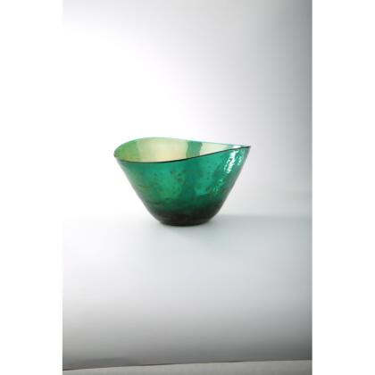 Hand-Blown Glass Bowl - 6.5