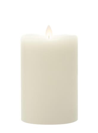 Battery Operated Flameless LED Pillar Candle - 6