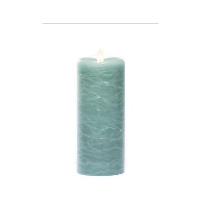 Battery Operated Flameless LED Frosted Pillar Candle - 7