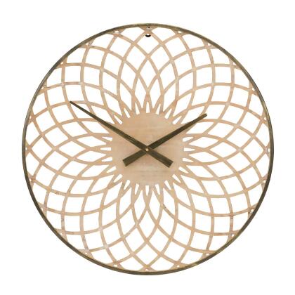 Geometric Round Wall Clock - 23.75