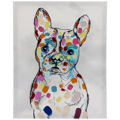 French Bulldog Watercolor Canvas Wall Art - 19.5