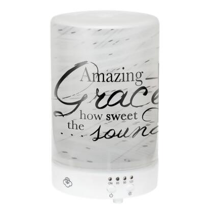 LED Lighted Amazing Grace Essential Oil Diffuser - 5.75