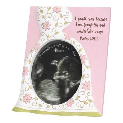 Verse of Psalms 139:14 Floral Picture Frame - for a 3.5