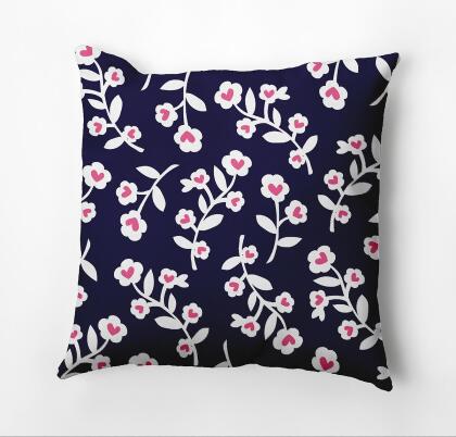 Floral Square Throw Pillow - 16