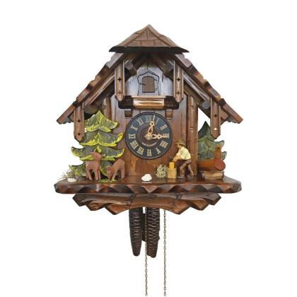 Weight-Driven Full Size Cuckoo Wall Clock - 12.5