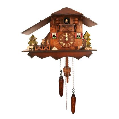 Full-Size Farmhouse Style Battery-Operated Cuckoo Wall Clock - 14