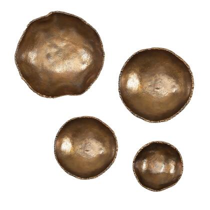 Lucky Coins Bowls Hanging Wall Decoration - 11
