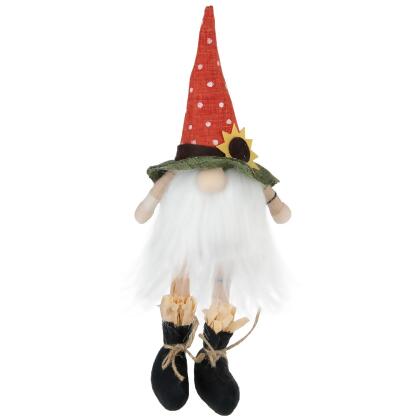 Sitting Sunflower Autumn Harvest Gnome Figurine - 11
