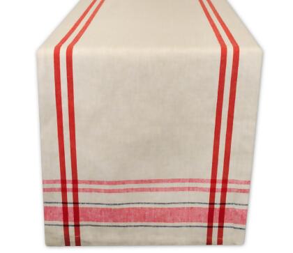 French Stripes Cotton Table Runner - 108