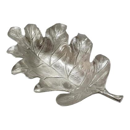 Oak Leaf Aluminum Bowl - 21.5