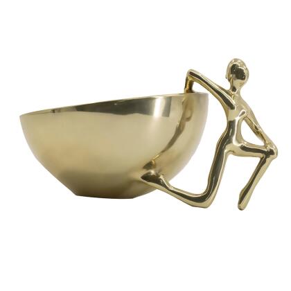 Ballerina Nut Aluminum Bowl - 7