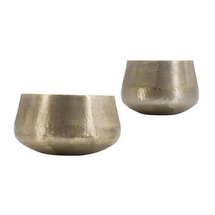 Tapered Aluminum Bowls - 12.25