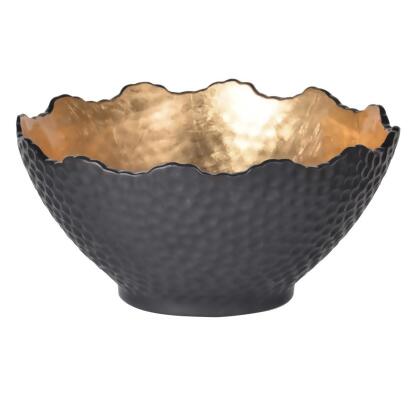 Large Hand Hammered Ceramic Bowl - 10.25