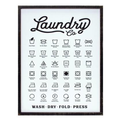 Laundry Sentiment Rectangular Wall Sign - 26