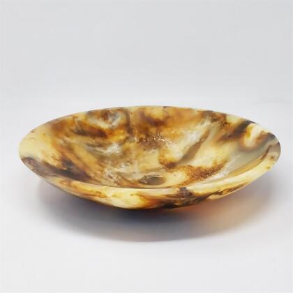 Tortoiseshell Accent Bowl - 12.5