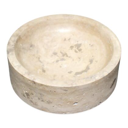 Small Travertine Chip Accent Bowl - 9