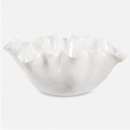 Blooming Flower Ceramic Accent Bowl - 15.5