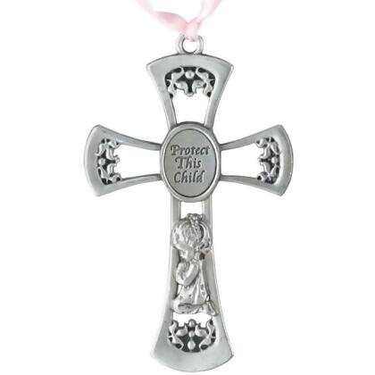 Protect This Child Hanging Cross - 3.5