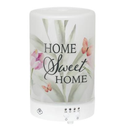 5.75” LED Floral Butterfly “Home Sweet Home” Essential Oil Diffuser 