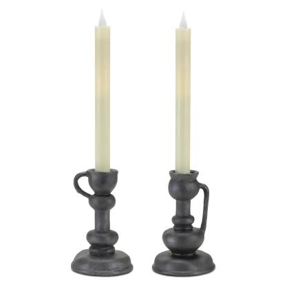 Antique Style Taper Candle Holders - 5.5