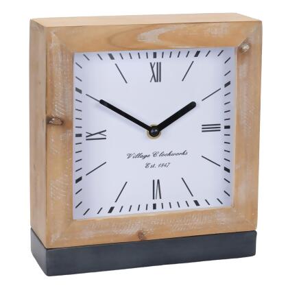 Wooden Square Clock - 9