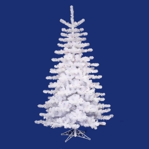 12' Pre-lit Crystal White Artificial Christmas Tree Multi Lights - All
