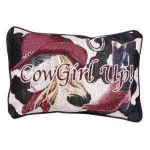 Set of 2 Cowgirl Up Decorative Throw Pillows 9 x 12 - All