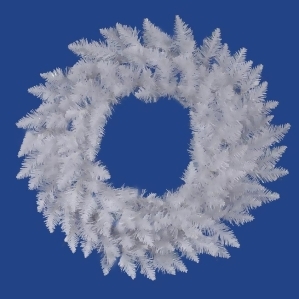 60 Sparkle White Spruce Artificial Christmas Wreath Unlit - All