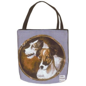Jack Russell Terrier Dog Shopping Tote Bag 17 x 17 - All