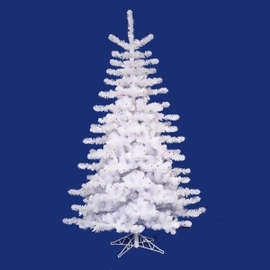 14' Pre-lit Crystal White Artificial Christmas Tree Multi Lights - All
