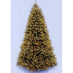 12' Downswept Douglas Fir Pre-Lit Pe Artificial Christmas Tree Multi Lights - All