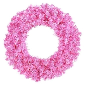 36 Sparkling Hot Pink Artificial Christmas Wreath Unlit - All