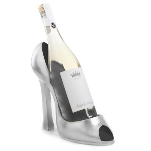 9 Fashion Avenue Silver Women's Decorative High Heel Shoe Wine Bottle Holder - All