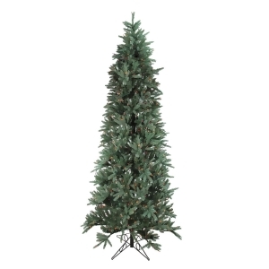 9' Slim Fresh Cut Carolina Frasier Artificial Christmas Tree Multi Pre-Lit - All