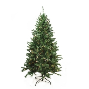 7.5' Pre-Lit Traditional Mixed Pine Artificial Christmas Tree Clear Lights - All