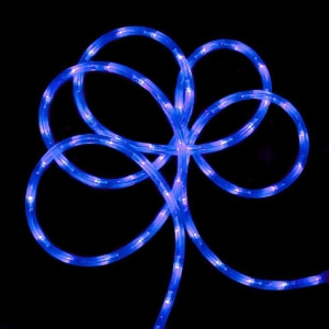 18' Led Blue Tinted Purple Indoor/Outdoor Christmas Rope Lights - All