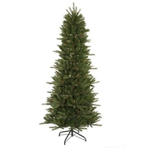 4.5' Pre-Lit Slim Vermont Fir Instant Shape Artificial Christmas Tree Multi - All