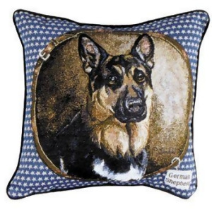 German Shepherd Dog Animal Decorative Throw Pillow 17 x 17 - All