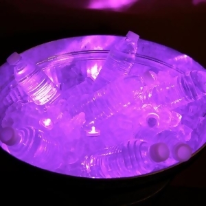 Club Pack of 12 Battery Operated Led Purple Waterproof Tea Lights - All