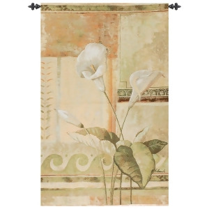 Le Jardin Botanique French White Cotton Wall Art Hanging Tapestry 53 x 35 - All