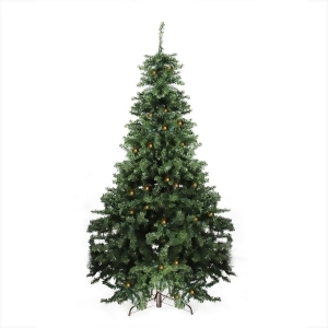 7' Pre-Lit Canadian Pine Artificial Christmas Tree Candlelight Led Lights - All