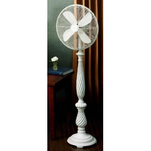 55 Elegant Antique Style Oscillating Indoor Standing Floor Fan - All