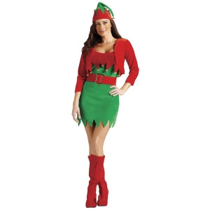 Elfalicious Sexy Elf Christmas Costume Women's Size Small/Medium 2-8 - All