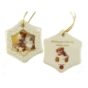 Club Pack of 192 Porcelain Boyds Holiday Bears Christmas Ornaments 3 - All