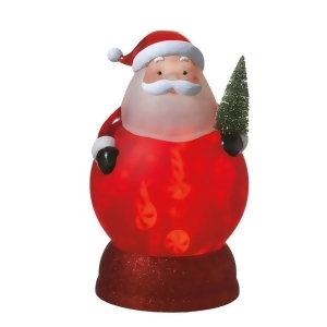 11 Frosted Santa Claus with Christmas Tree Rotating Candy Image Night Light - All