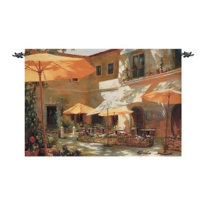 Closed on Monday Terrace Cafe Cotton Wall Art Hanging Tapestry 48 x 70 - All