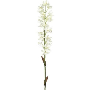 Pack of 6 Artificial Cream Mokara Vanda Orchid Silk Flower Sprays 30 - All