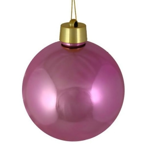Huge Shiny Pretty in Pink Shatterproof Christmas Ball Ornament 12 300mm - All