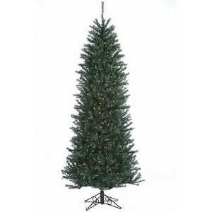 12' Slim Alexandria Pine Pre-Lit Artificial Christmas Tree Multi Lights - All