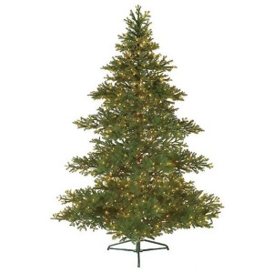 7.5' Pre-Lit Layered Balsam Artificial Christmas Tree Clear Lights - All